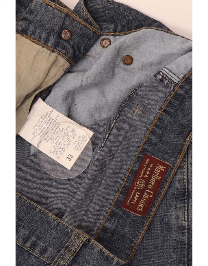 Marlboro Classics Jean droit homme W33 L32 bleu coton