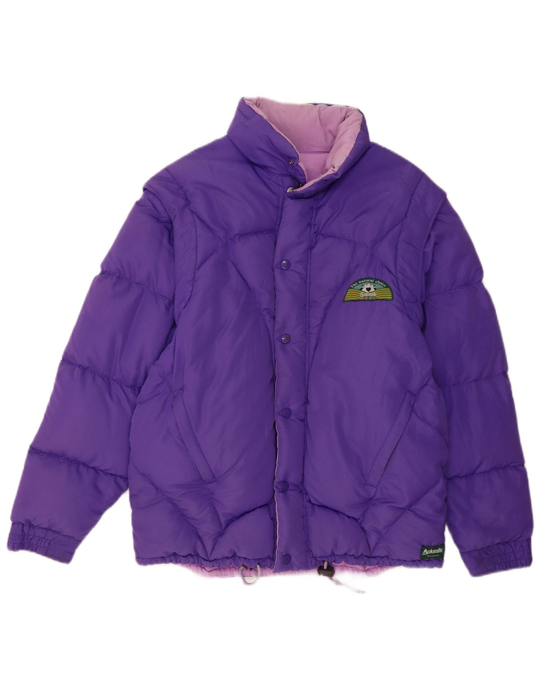 DOLOMITE Veste matelassée réversible pour homme UK 40 Large Violet Polyester