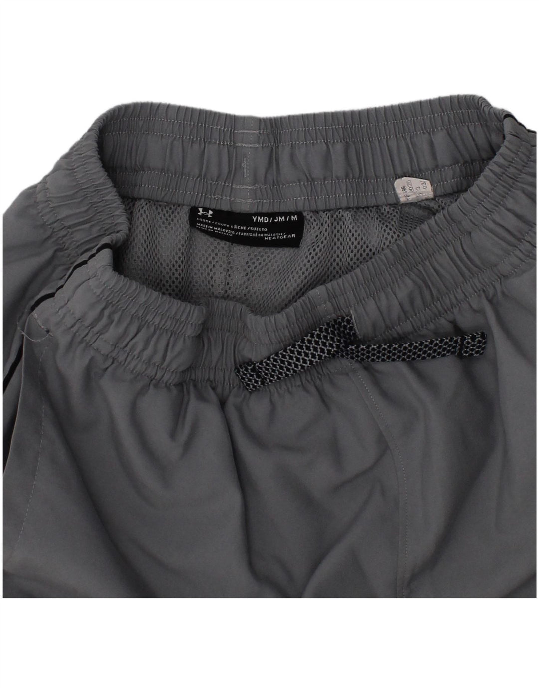 Under Armour Short de Sport Graphique Garçon 10-11 Ans Gris Moyen Sports