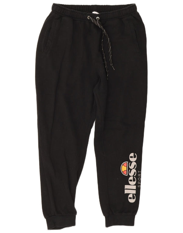 Ellesse Pantalon de survêtement graphique pour homme UK 39/41 Medium Noir