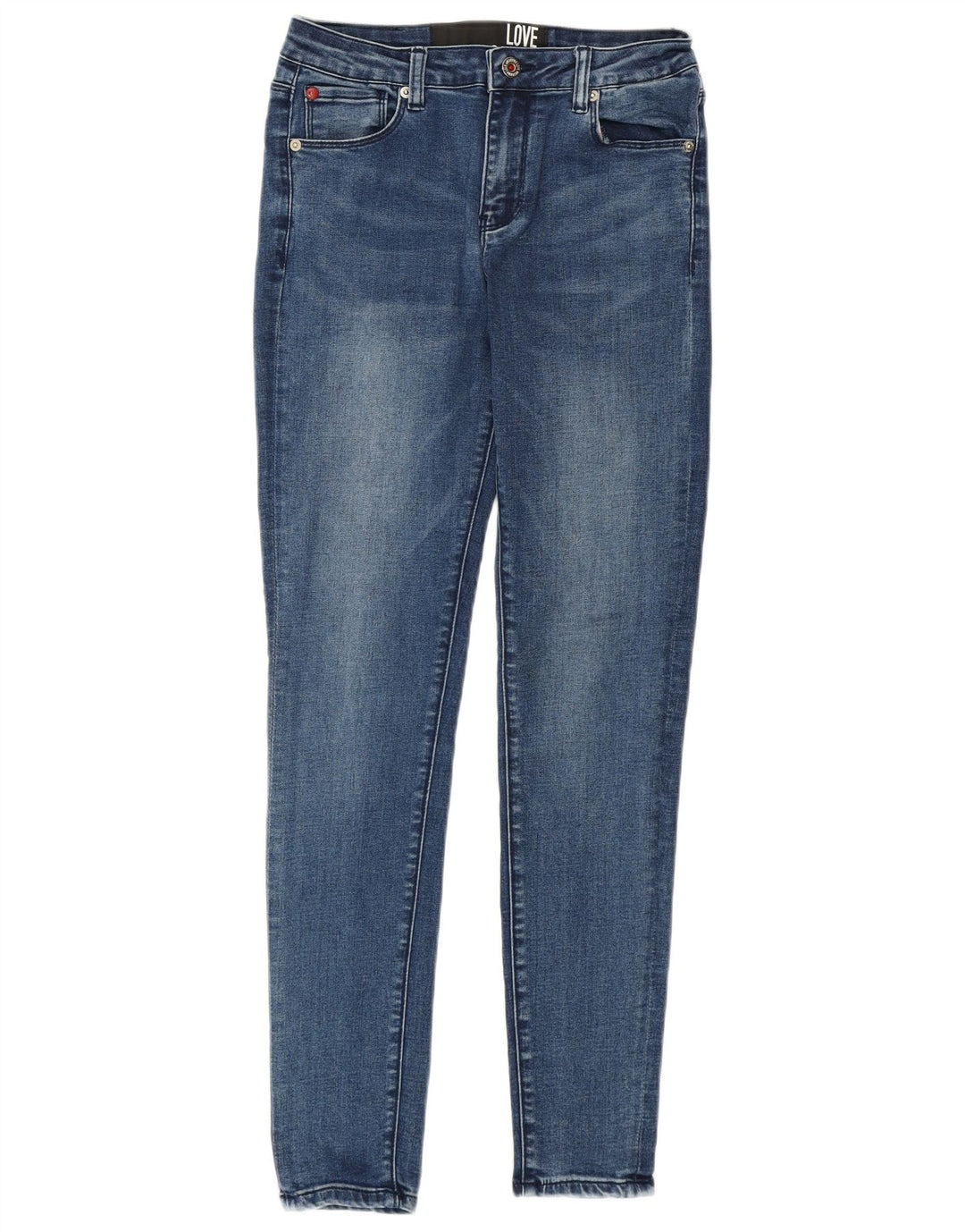Moschino Femme Jean Skinny W27 L28 Bleu Coton