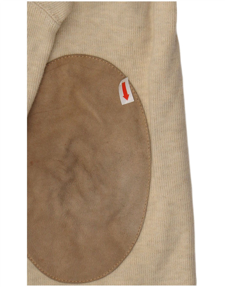 POLO RALPH LAUREN Pull Col Châle Homme Beige Moyen Moucheté