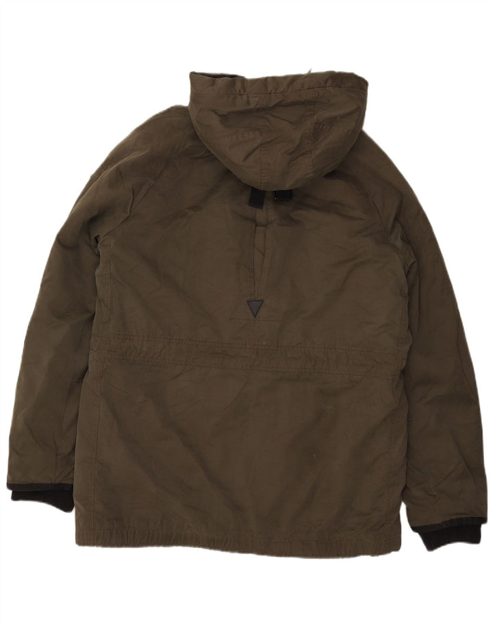 Superdry Parka à capuche pour homme UK 38 Kaki moyen