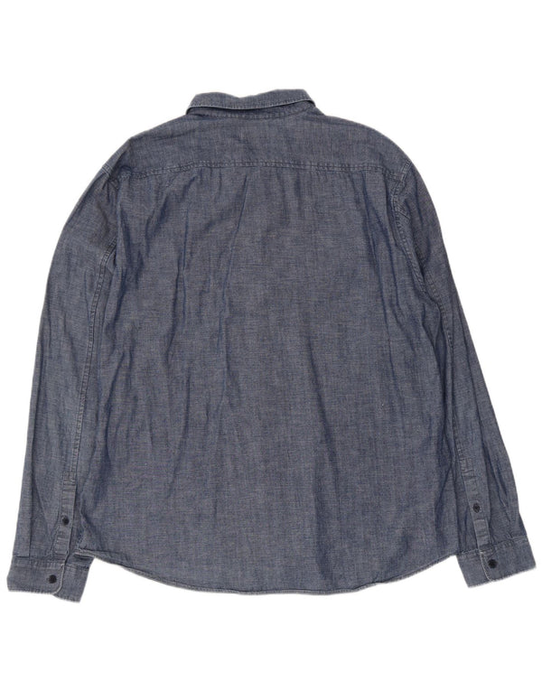 Cos Chemise Homme XL Bleu Coton