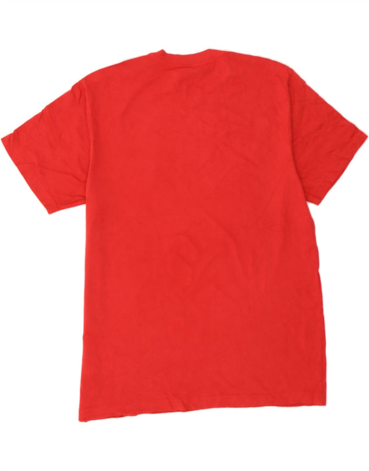 EDDIE BAUER Mens T-Shirt Top Large Red Cotton Vintage Eddie Bauer and Second-Hand Eddie Bauer from Messina Hembry 