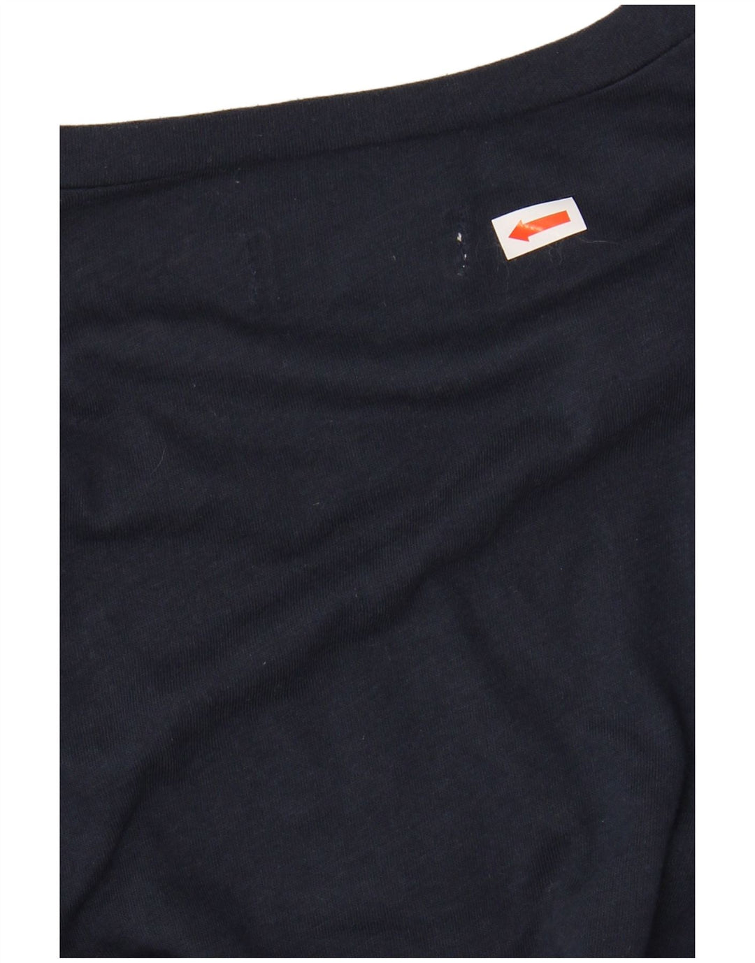 HOLLISTER T-shirt graphique pour femme UK 6 XS Bleu marine Coton