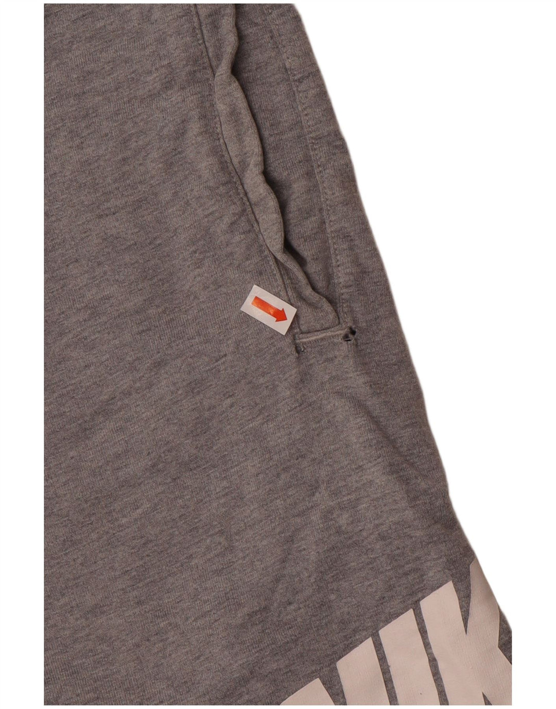 Nike Short de sport graphique en coton gris moyen pour homme