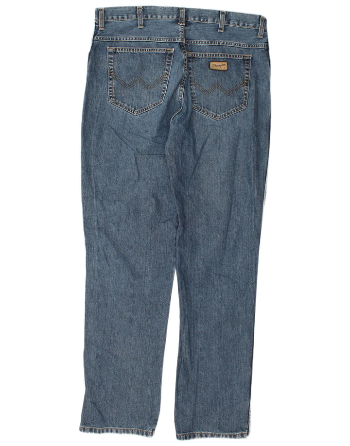 Wrangler Jean Droit Texas Homme W38 L36 Bleu Coton