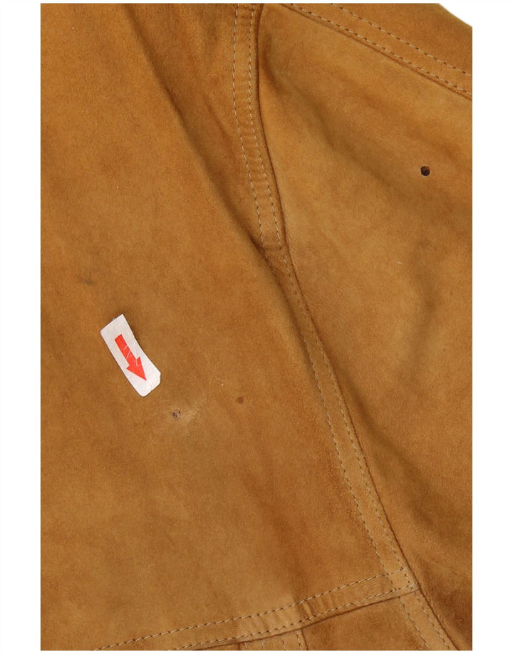 ASGARD Manteau en Daim pour Homme UK 42 XL Marron