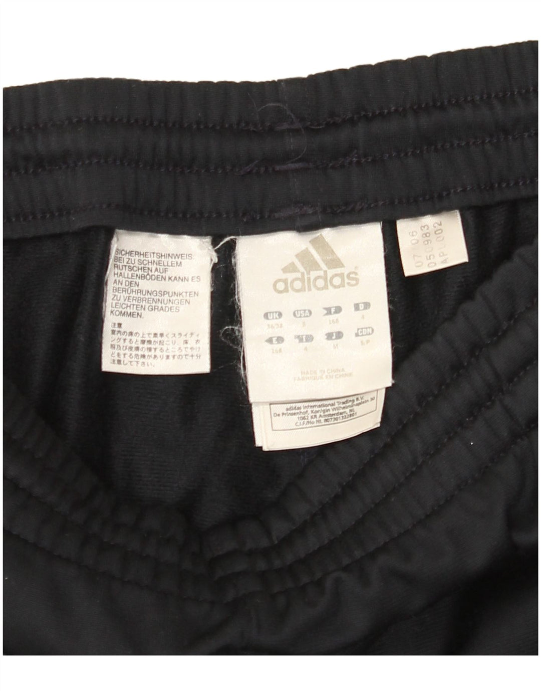 ADIDAS Pantalon de survêtement pour hommes Large Noir Polyester