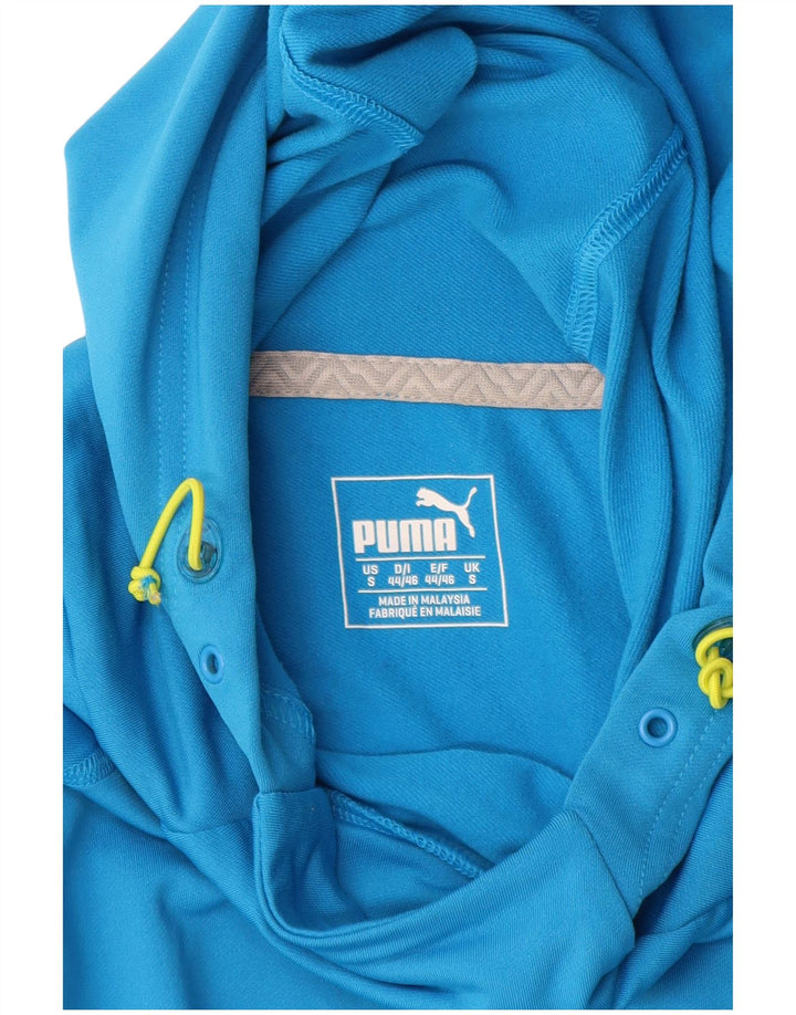 Puma Pull à capuche pour homme Petit Bleu Colorblock Polyester