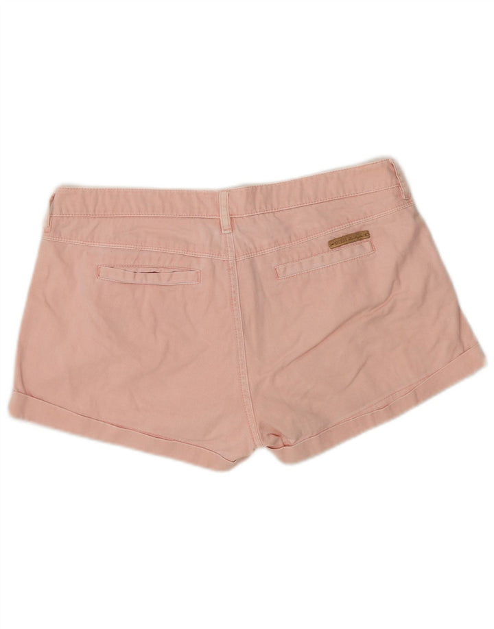 GUESS Short Chino Taille Basse Femme W28 Coton Rose Moyen