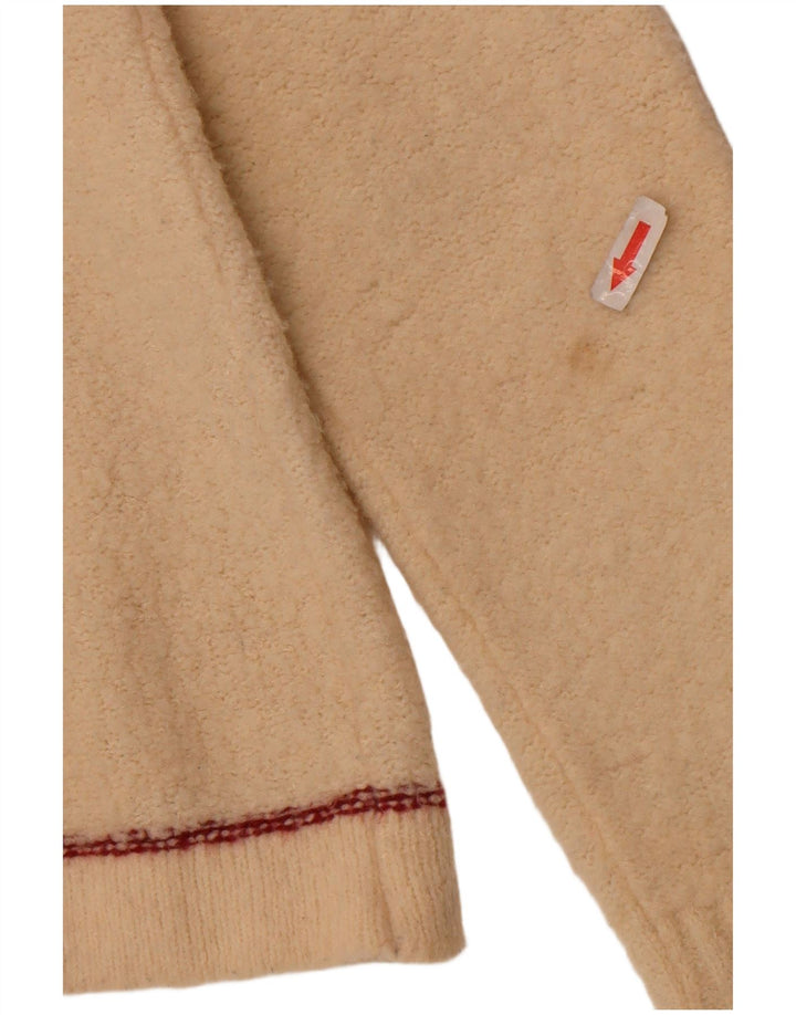 Murphy & Nye Cardigan pour femme UK 14 Medium Off White Colourblock