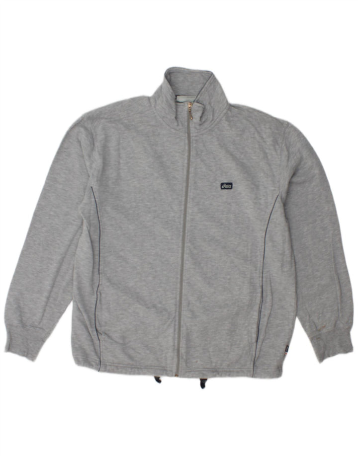ASICS Veste de survêtement pour homme Large Gris Moucheté
