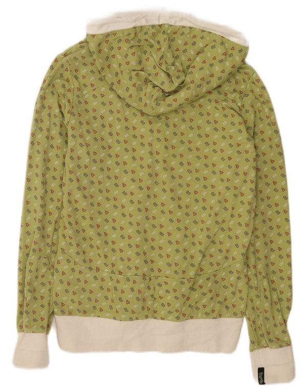 Nike Pull à capuche graphique pour femme UK 10/12 Vert moyen en coton Sports