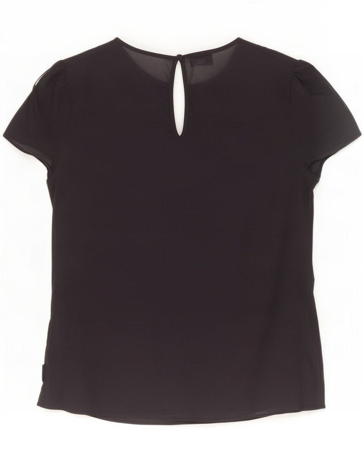 Armani Chemisier Femme Top EU 38 Coton Bleu Marine Moyen