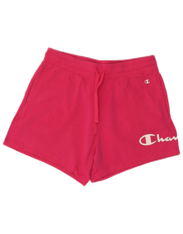 Champion Short de sport graphique pour femme UK 12 Rose moyen