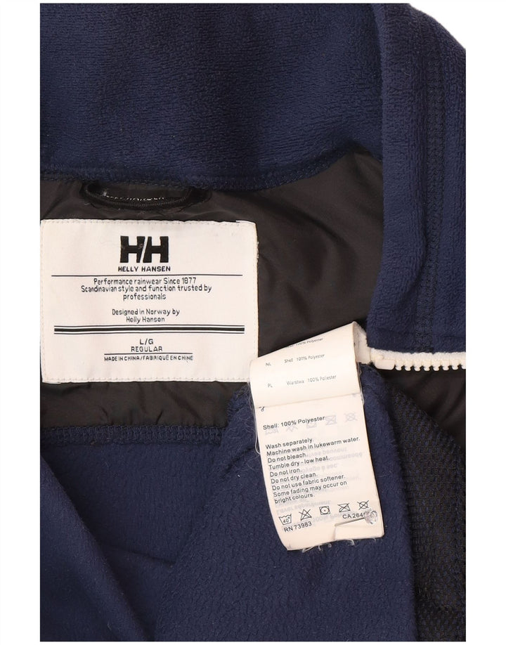 Helly Hansen Veste polaire coupe régulière pour homme UK 40 Large Bleu marine Polyester