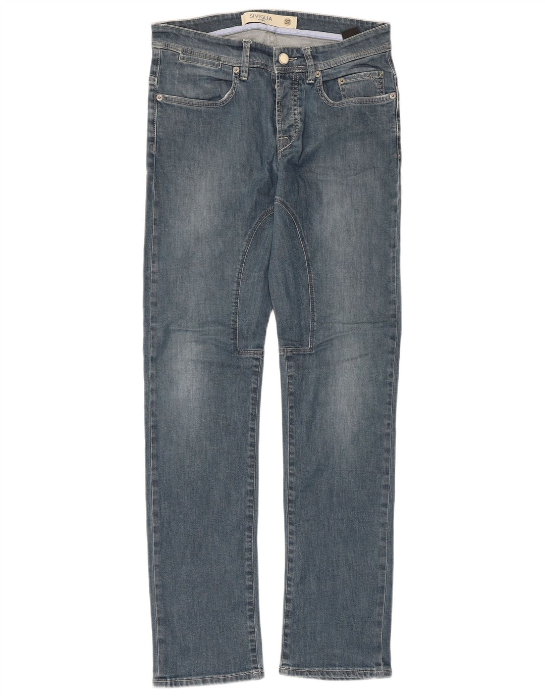 SIVIGLIA Jean droit homme W32 L32 bleu coton