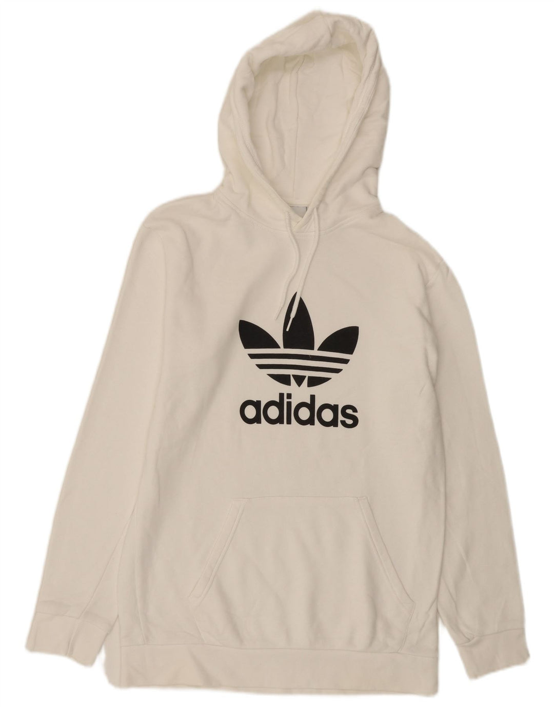 Adidas Pull à capuche graphique pour homme Petit Blanc