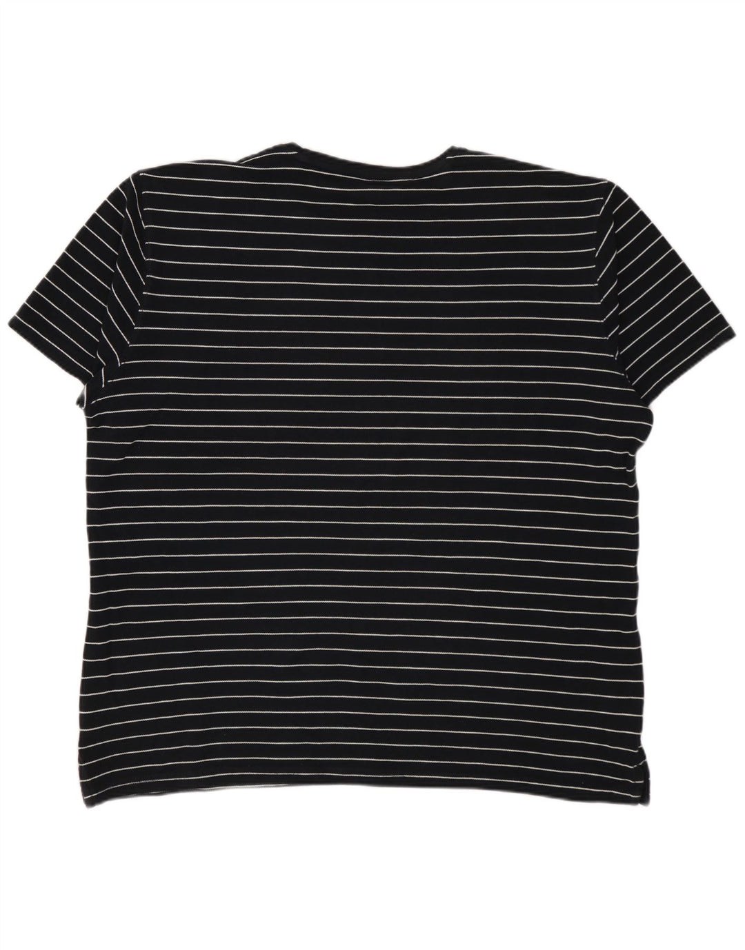MASSIMO DUTTI T-Shirt Homme Top XL Noir Rayé