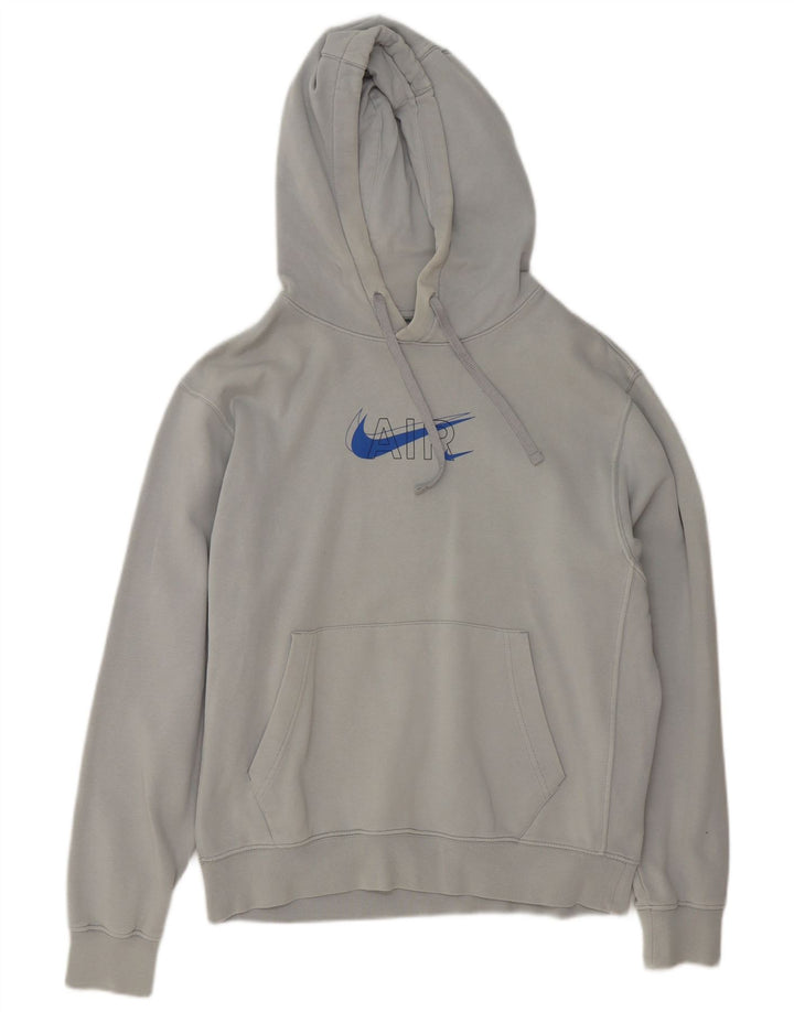 Nike Pull à capuche graphique pour homme en coton gris Taille L