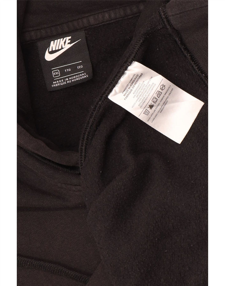 Nike Pull à capuche pour homme en coton noir 2XL
