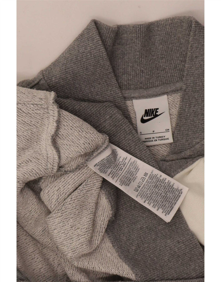 Nike Veste de survêtement graphique pour homme Taille S en coton color block Gris