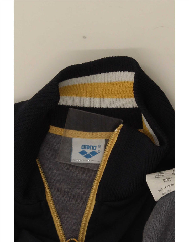 Arena Veste de Survêtement Graphique Homme Bleu Marine Moyen Colourblock