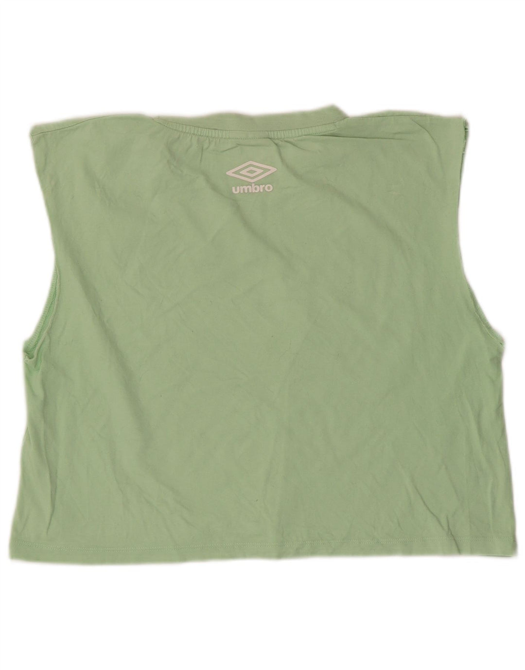 Umbro Débardeur court graphique pour femme UK 14 Large Vert
