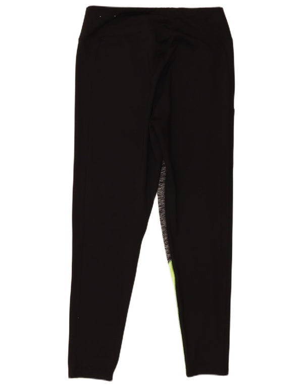 Hollister Leggings Femme UK 16 Large Noir Colorblock Polyester