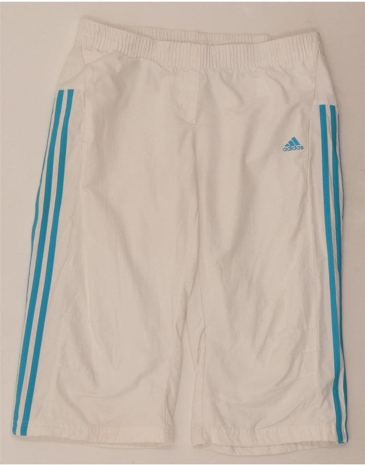Adidas Bermuda Sport Short UK 14 Medium Blanc Polyester