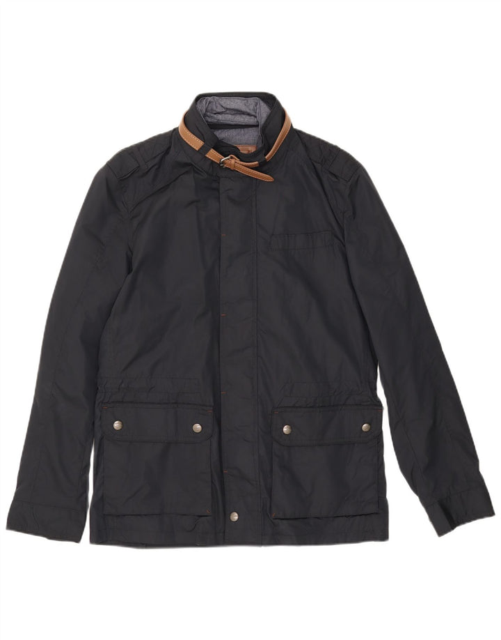 Massimo Dutti Veste utilitaire pour homme UK 38 Medium Bleu Marine Nylon