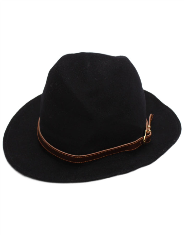 P.G.Field Chapeau Fedora pour homme en laine bleu marine Taille L