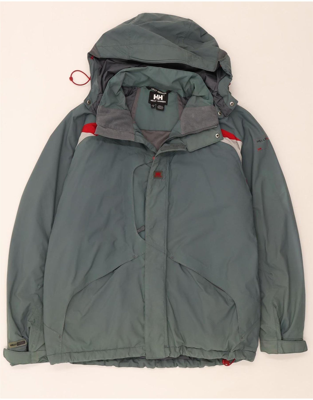 Helly Hansen Veste coupe-vent à capuche pour homme UK 40 Large Bleu Colorblock