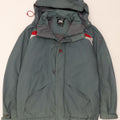 Helly Hansen Veste coupe-vent à capuche pour homme UK 40 Large Bleu Colorblock