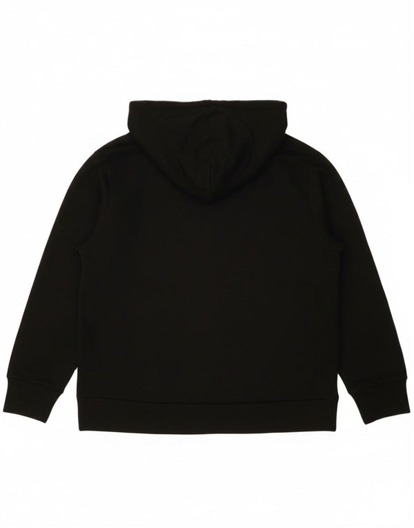 Eddie Bauer Pull à capuche coupe ample pour femme UK 14 Noir moyen Polyester