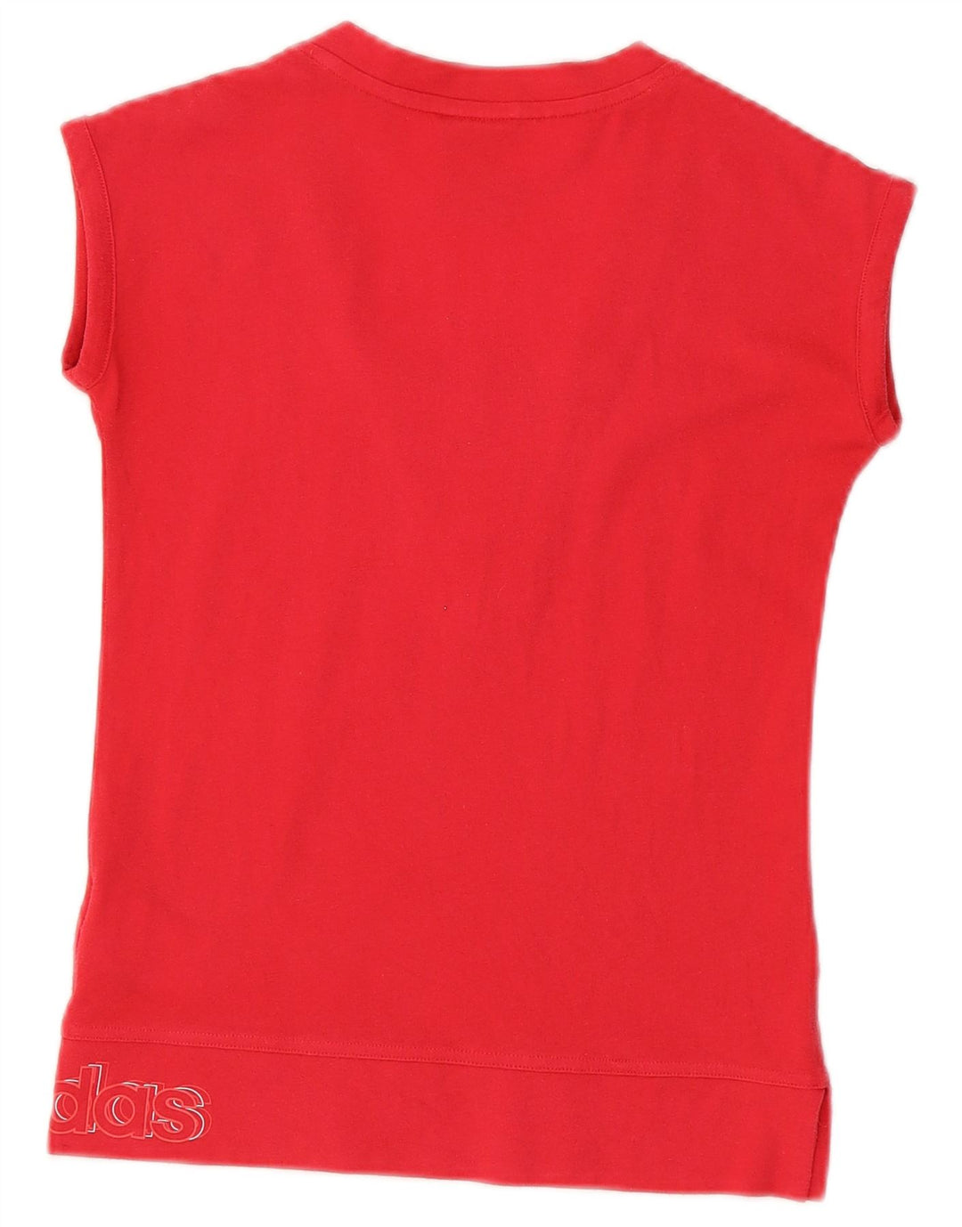 ADIDAS T-Shirt Graphique Fille 11-12 ans Rose Coton