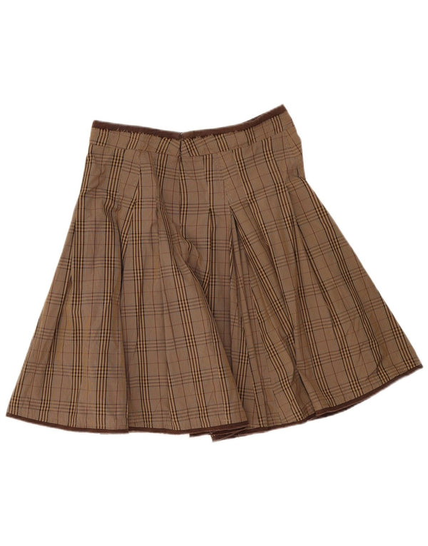 Henry Cottons Jupe évasée pour femme IT 42 Medium W32 Marron à carreaux