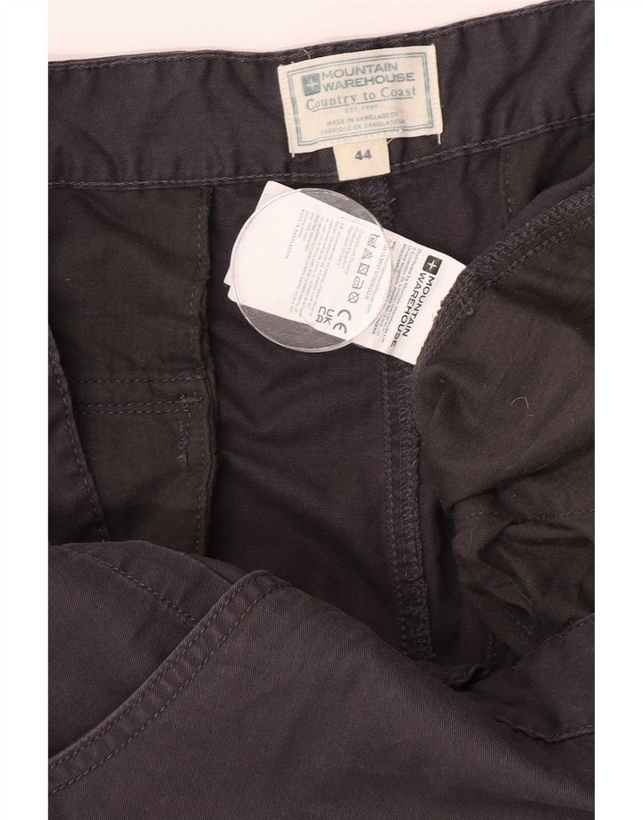 Mountain Warehouse Short cargo pour homme W44 2XL Gris Coton