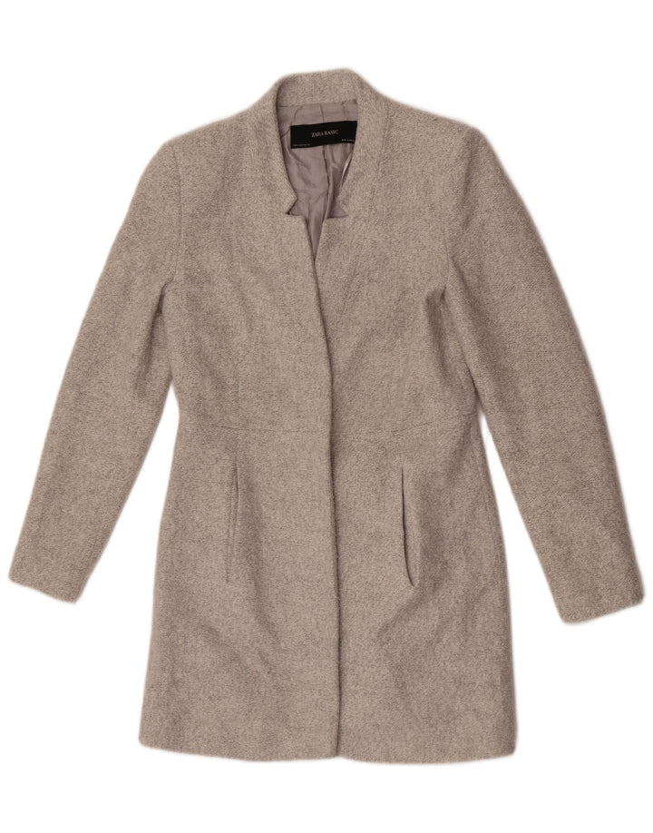 Zara Manteau ouvert pour femme UK 12 Gris moyen