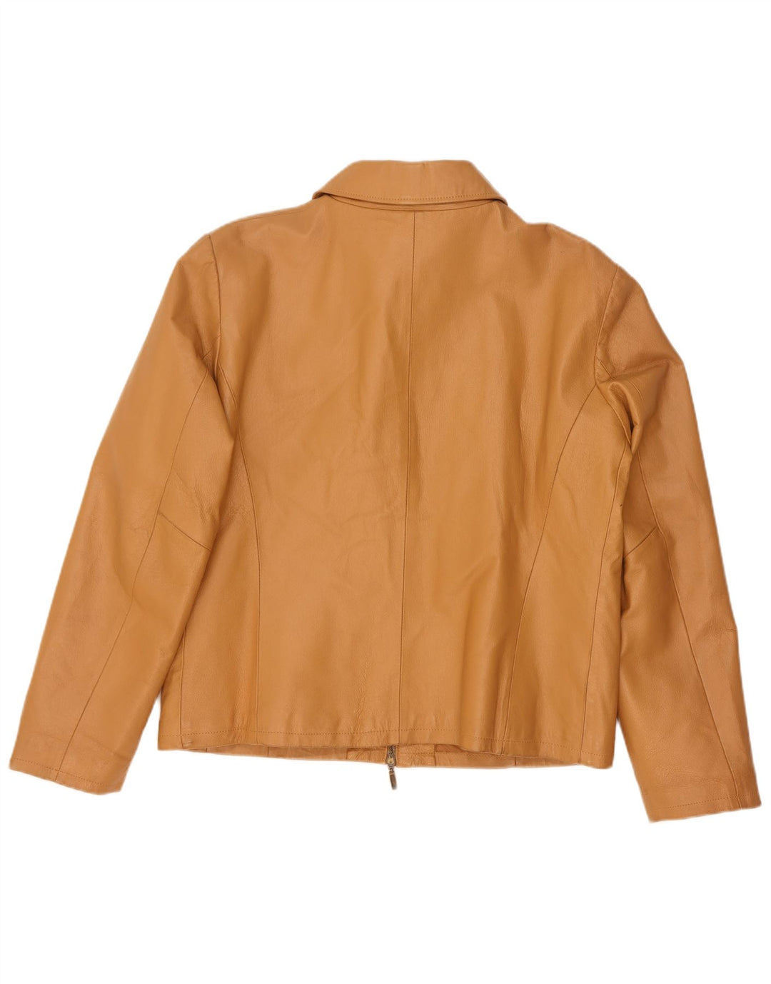 Montereggi Veste en cuir pour femme UK 14 Grand cuir beige