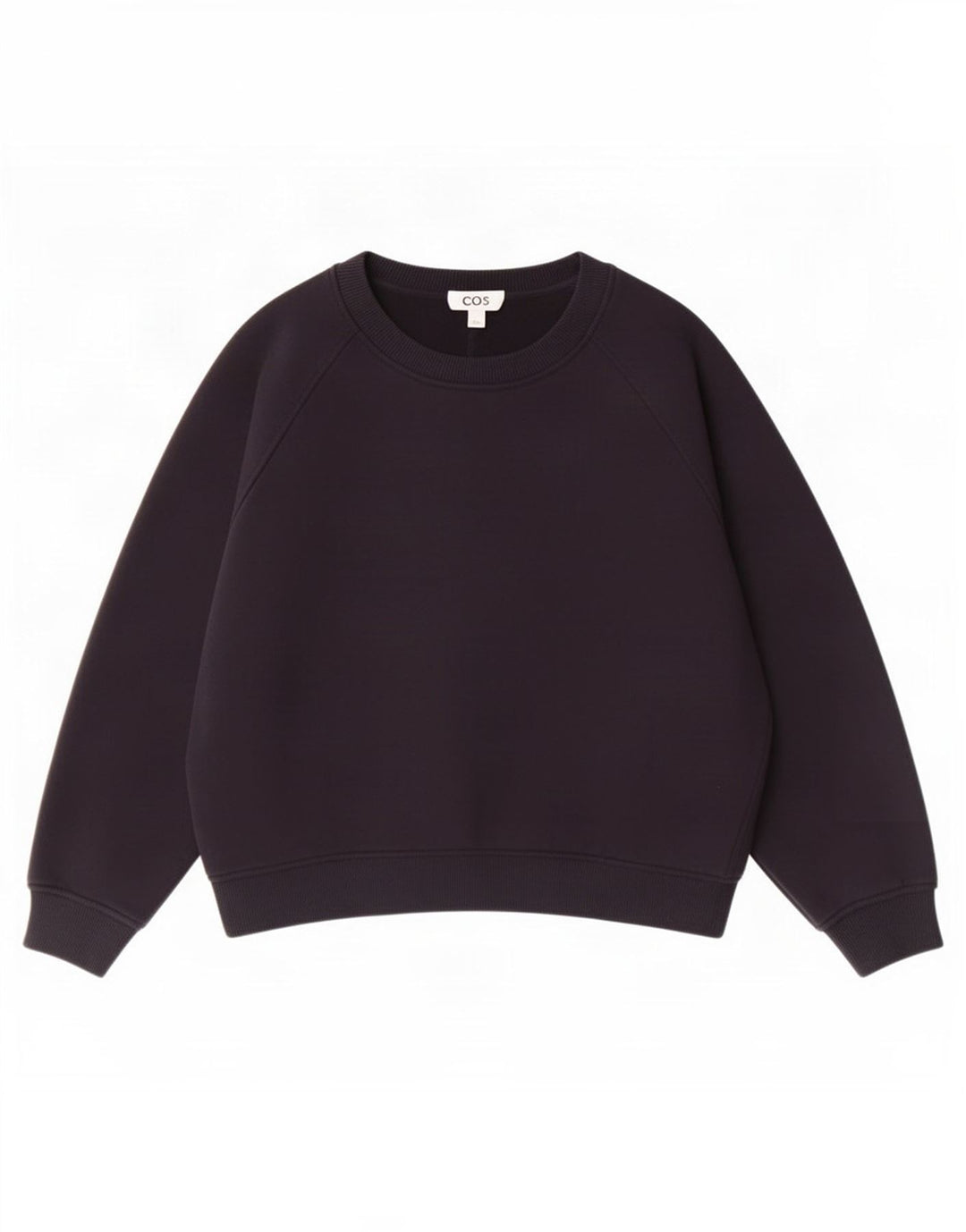 Cos Sweat-shirt surdimensionné pour femme UK 44 en coton bleu marine moyen