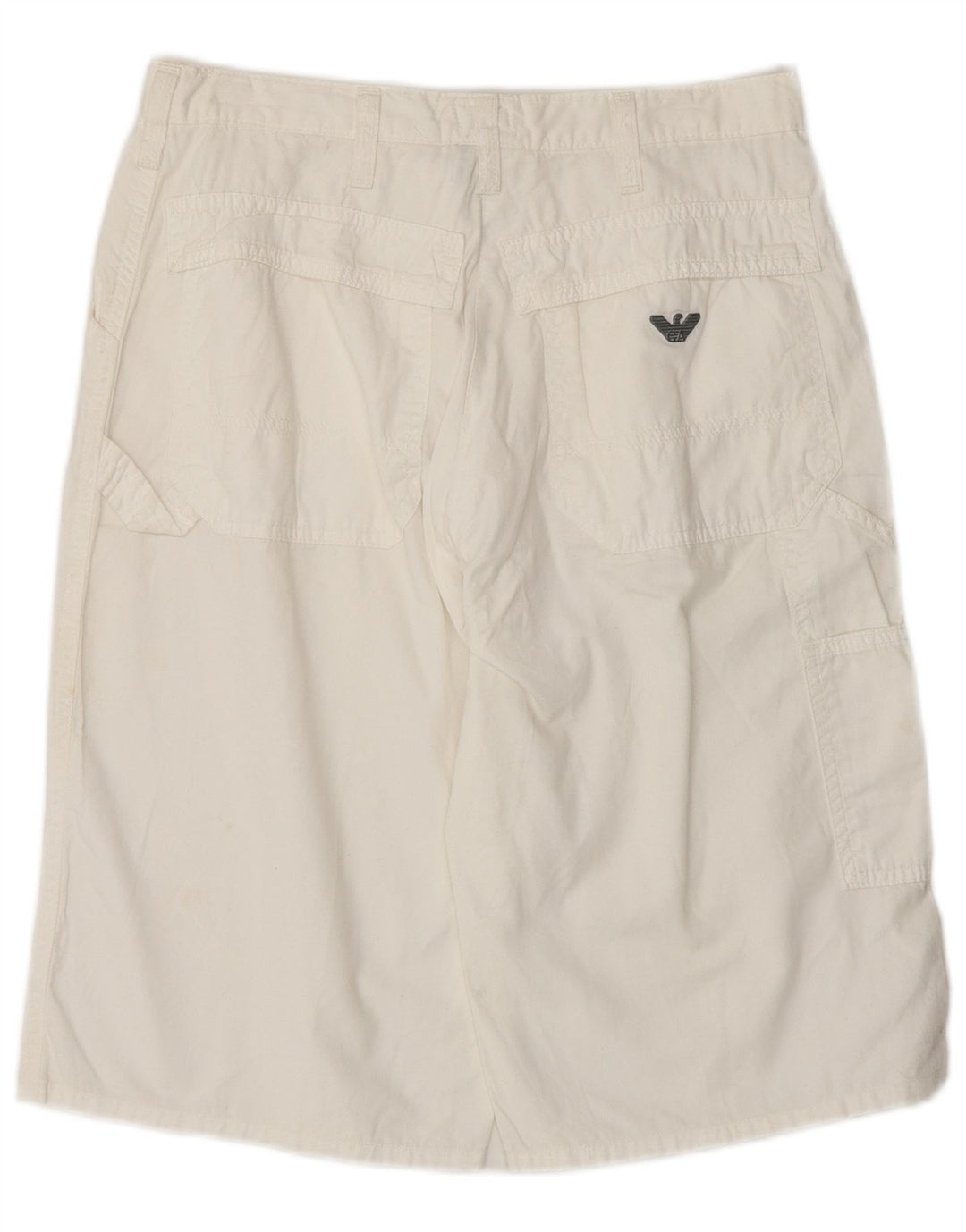 Armani Short Cargo Femme IT 44 Medium W28 Blanc