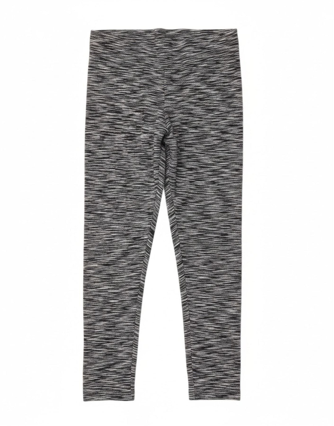 CALVIN KLEIN Womens Performance Leggings UK 12 Medium  Grey Pinstripe