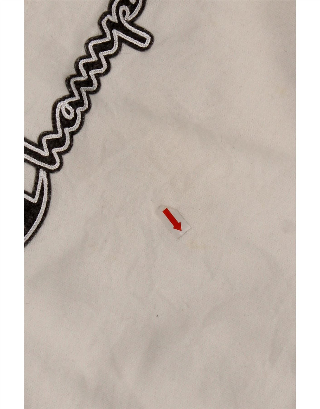 Champion Sweat-shirt graphique pour femme UK 16 Large Blanc Polyester