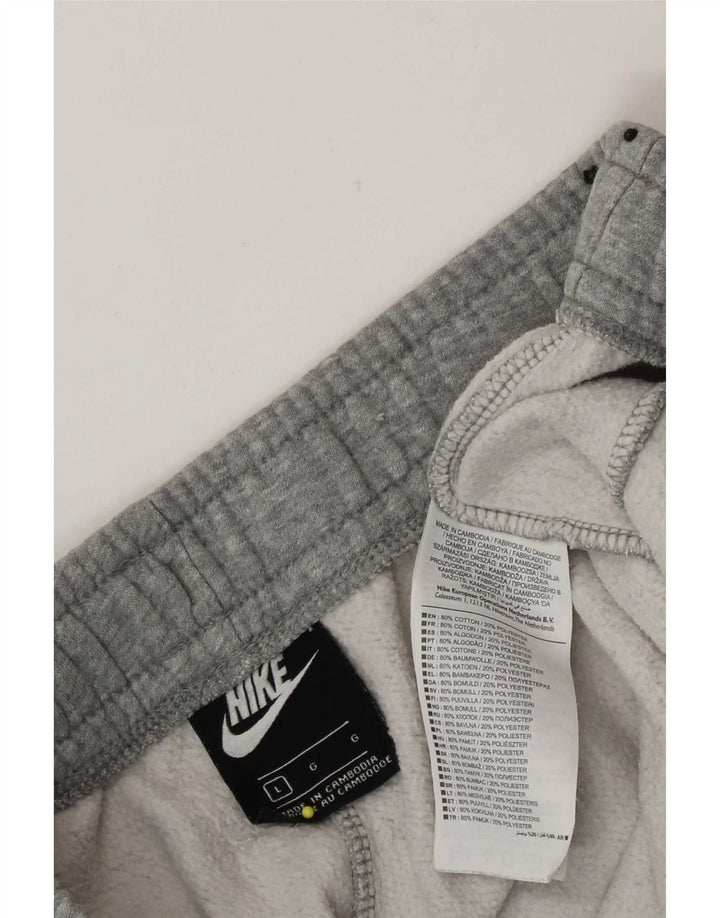 Nike Pantalon de survêtement pour homme en coton gris Taille L