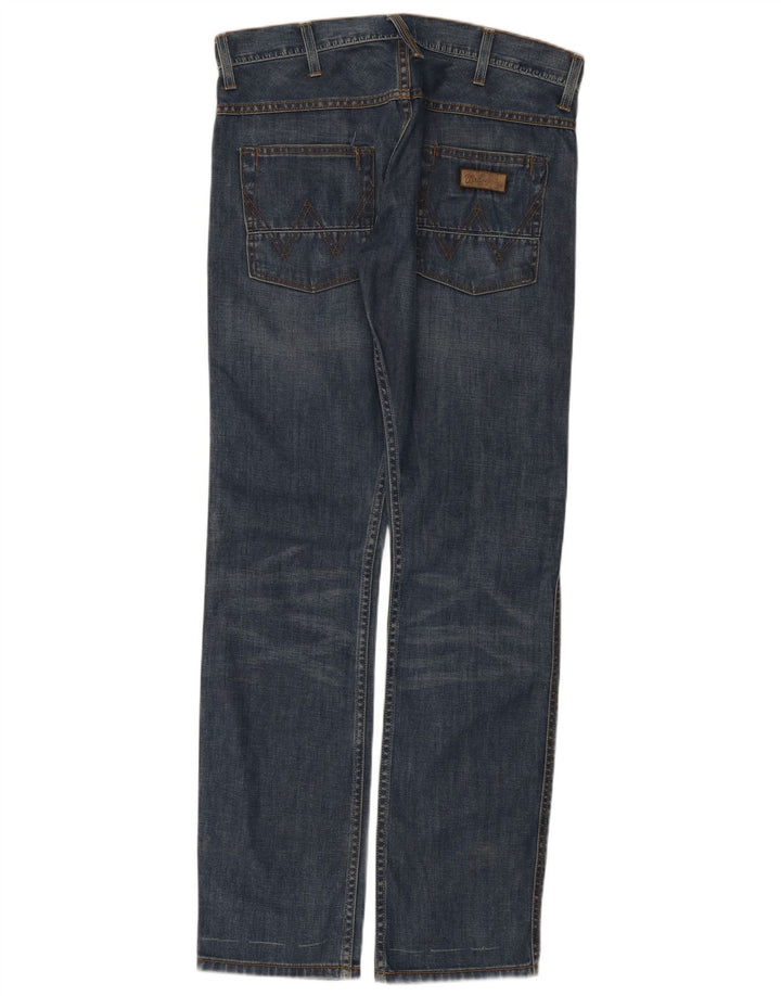 WRANGLER Jean droit homme W34 L34 bleu coton