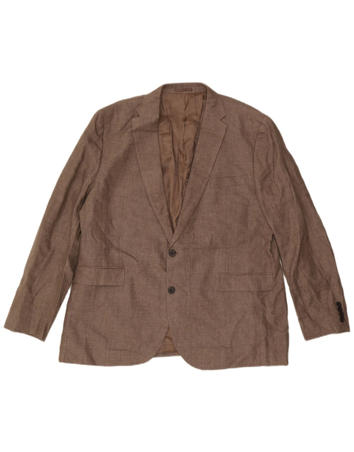John Lewis Veste blazer à 2 boutons pour homme IT 50 Grand lin beige