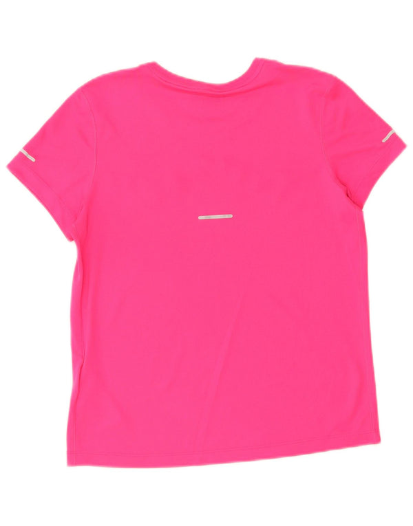 Asics T-shirt graphique pour femme UK 10 Small Rose Polyester